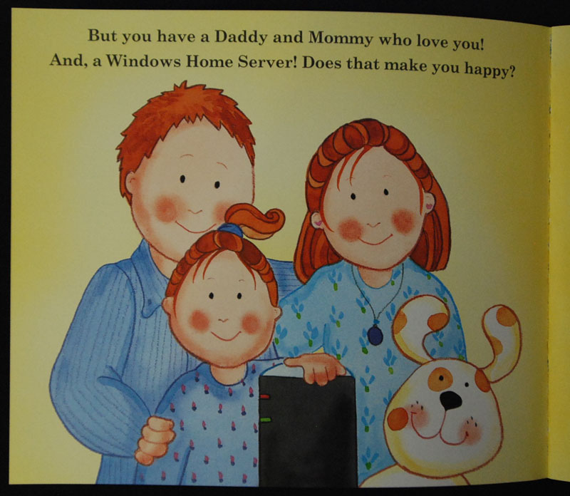Illustration for article titled Microsoft's Brainwashing Children's Book: Mommy, Where Do Servers Come From?